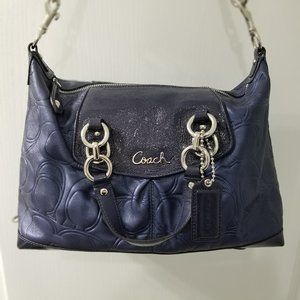 Coach Blue Shoulder Bag